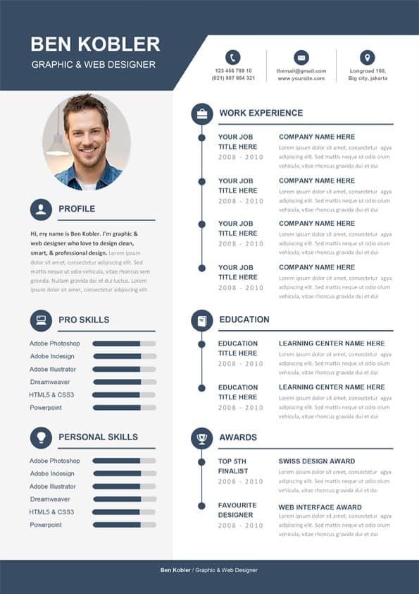 cv template word free download 2020 south africa