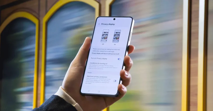 سامسونج تُطلق ميزة Privacy Display المدمجة في Galaxy S26 Ultra لحماية الشاشة في الأماكن العامة 